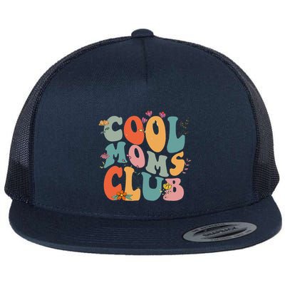 Cool Moms Club Retro Groovy Mom Life Mama Happy MotherS Day Flatbill Hat