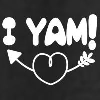 Cute Matching Couples I Yam 7 Panel Mesh Trucker Snapback Hat