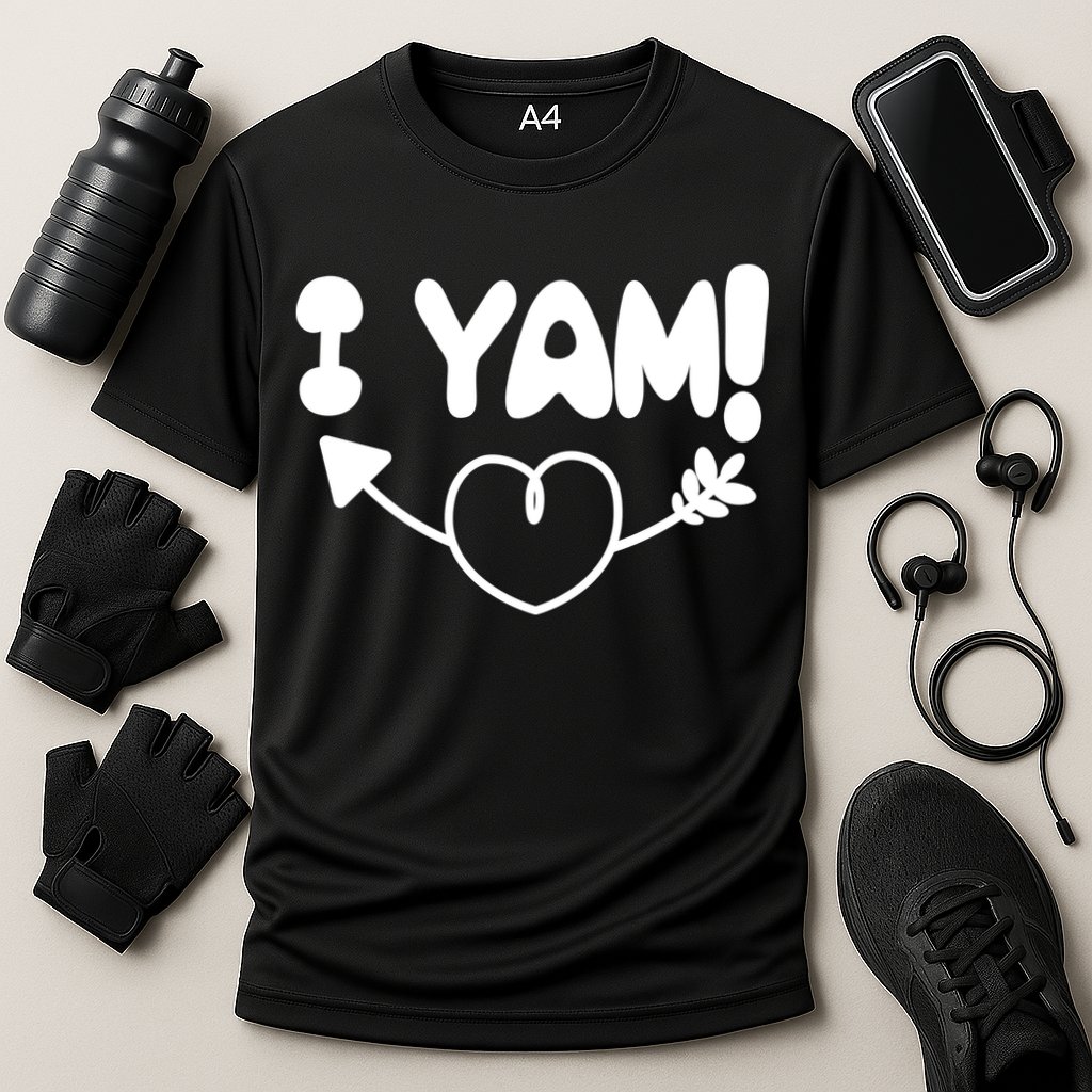 Cute Matching Couples I Yam Cooling Performance Crew T-Shirt