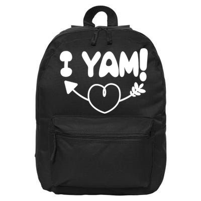 Cute Matching Couples I Yam 16 in Basic Backpack