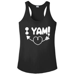 Cute Matching Couples I Yam Ladies PosiCharge Competitor Racerback Tank