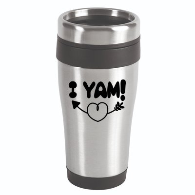 Cute Matching Couples I Yam 16oz Travel Tumbler
