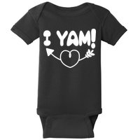 Cute Matching Couples I Yam Baby Bodysuit