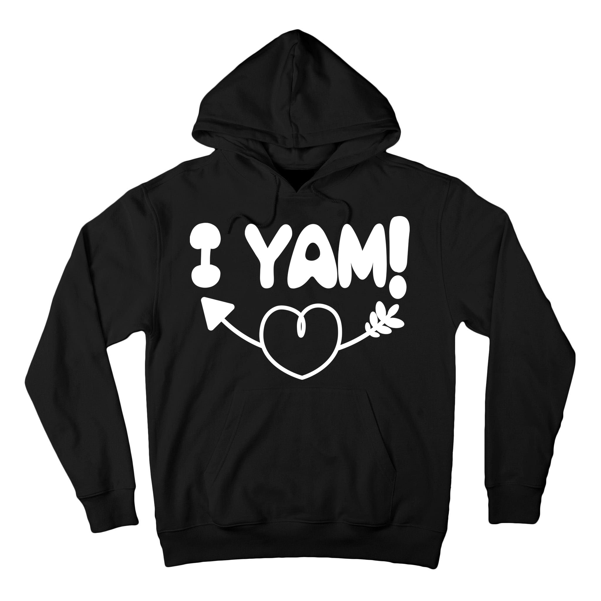 Cute Matching Couples I Yam Tall Hoodie