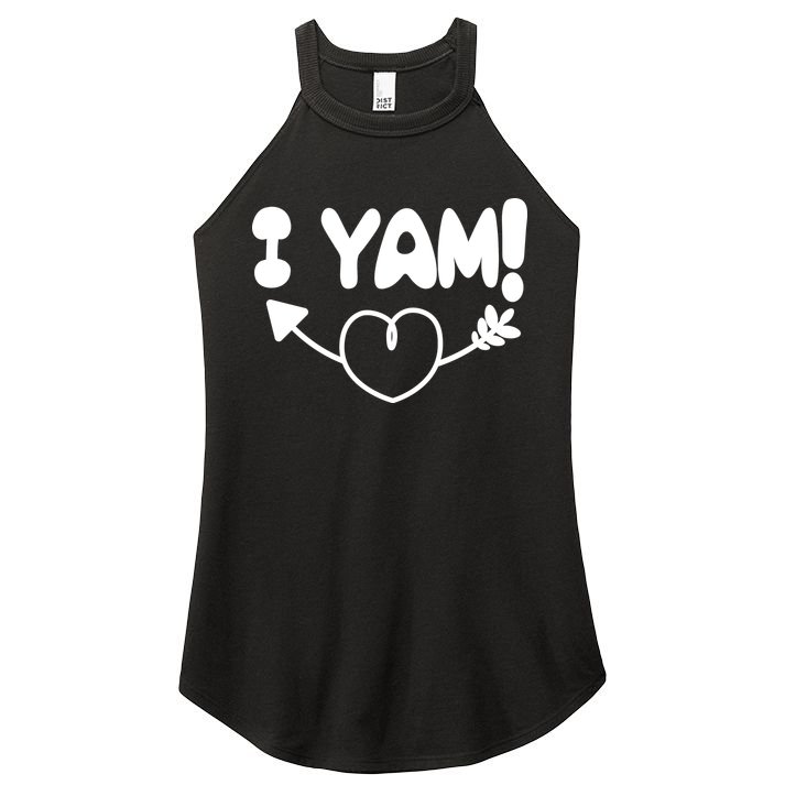 Cute Matching Couples I Yam Women's Perfect Tri Rocker Tank