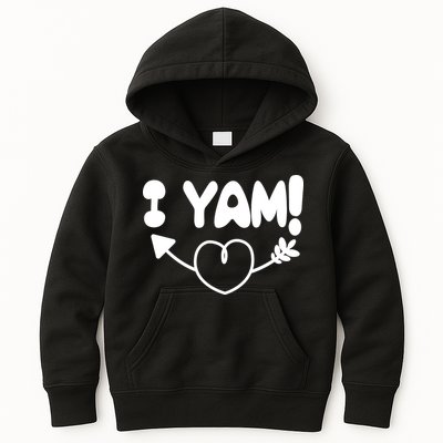 Cute Matching Couples I Yam Kids Hoodie