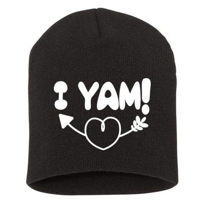 Cute Matching Couples I Yam Short Acrylic Beanie