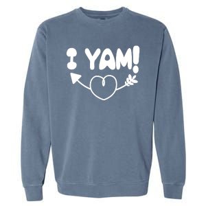 Cute Matching Couples I Yam Garment-Dyed Sweatshirt