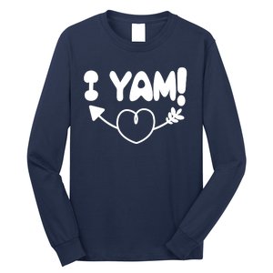 Cute Matching Couples I Yam Long Sleeve Shirt