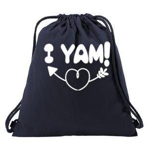 Cute Matching Couples I Yam Drawstring Bag