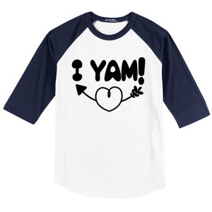 Cute Matching Couples I Yam Baseball Sleeve Shirt