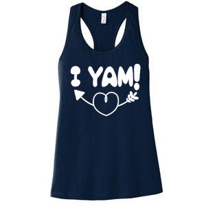 Cute Matching Couples I Yam Women's Racerback Tank