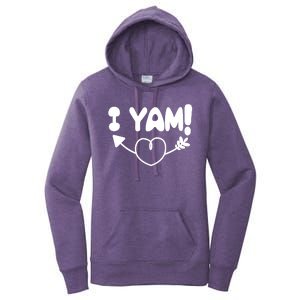 Cute Matching Couples I Yam Women's Pullover Hoodie