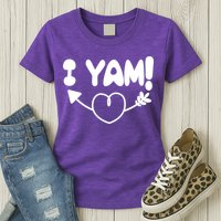 Cute Matching Couples I Yam Womens T-Shirt