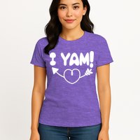Cute Matching Couples I Yam Womens T-Shirt