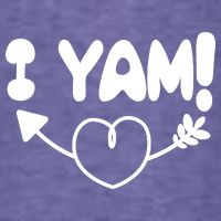 Cute Matching Couples I Yam Womens T-Shirt