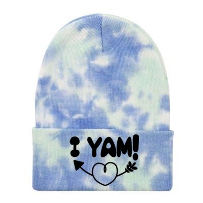 Cute Matching Couples I Yam Tie Dye 12in Knit Beanie