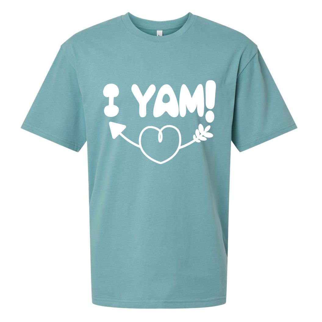 Cute Matching Couples I Yam Sueded Cloud Jersey T-Shirt