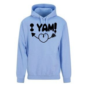 Cute Matching Couples I Yam Unisex Surf Hoodie