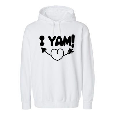 Cute Matching Couples I Yam Garment-Dyed Fleece Hoodie