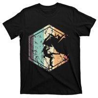 Climbing Mountaineering Climber Athletes Mountain Rock T-Shirt