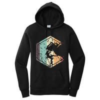 Climbing Mountaineering Climber Athletes Mountain Rock Women's Pullover Hoodie