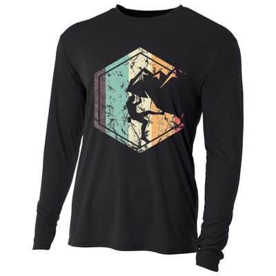 Climbing Mountaineering Climber Athletes Mountain Rock Cooling Performance Long Sleeve Crew