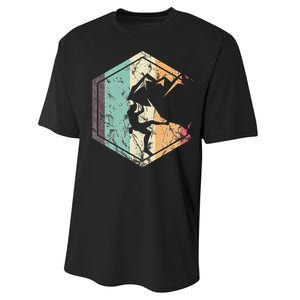 Climbing Mountaineering Climber Athletes Mountain Rock Performance Sprint T-Shirt