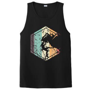 Climbing Mountaineering Climber Athletes Mountain Rock PosiCharge Competitor Tank