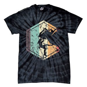 Climbing Mountaineering Climber Athletes Mountain Rock Tie-Dye T-Shirt