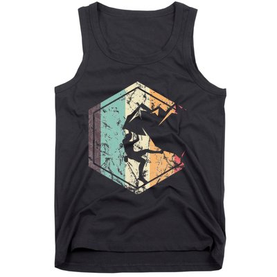 Climbing Mountaineering Climber Athletes Mountain Rock Tank Top