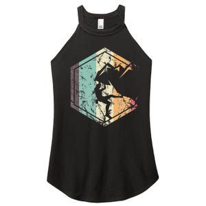 Climbing Mountaineering Climber Athletes Mountain Rock Women's Perfect Tri Rocker Tank