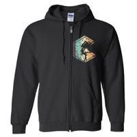 Climbing Mountaineering Climber Athletes Mountain Rock Full Zip Hoodie