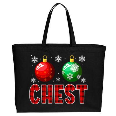 Christmas Matching Couple Family Chestnuts Cotton Canvas Jumbo Tote