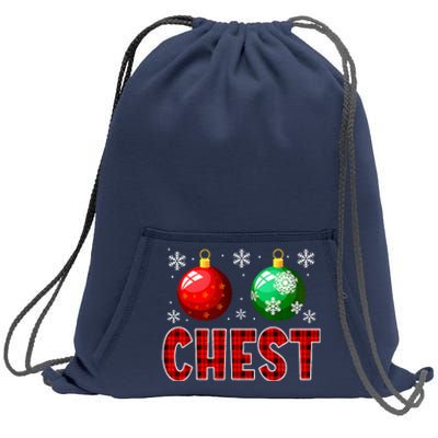 Christmas Matching Couple Family Chestnuts Sweatshirt Cinch Pack Bag