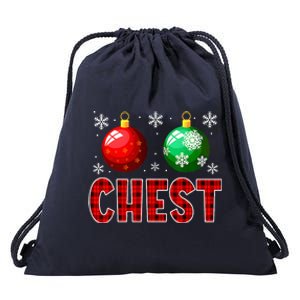 Christmas Matching Couple Family Chestnuts Drawstring Bag