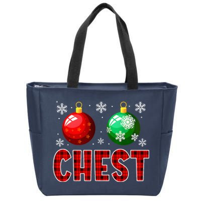 Christmas Matching Couple Family Chestnuts Zip Tote Bag