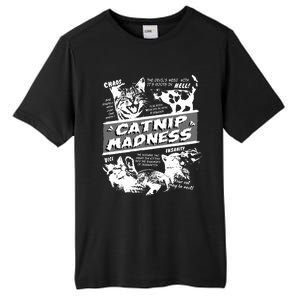 Catnip Madness Cute Kitten Funny Cat Pet Humor Tall Fusion ChromaSoft Performance T-Shirt