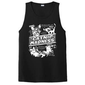 Catnip Madness Cute Kitten Funny Cat Pet Humor PosiCharge Competitor Tank