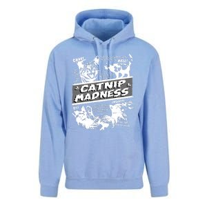 Catnip Madness Cute Kitten Funny Cat Pet Humor Unisex Surf Hoodie