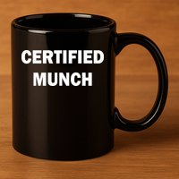 Certified Munch 11oz C Handle Ceramic Mug