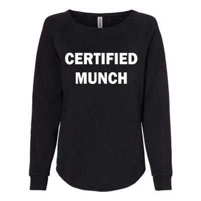 Certified Munch Womens California Wash Sweatshirt