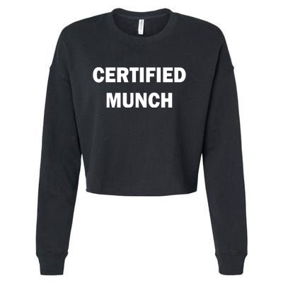 Certified Munch Cropped Pullover Crew