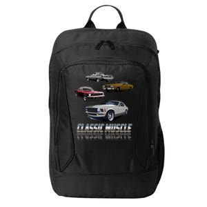 Classic Muscle Classic Sports Cars City Backpack