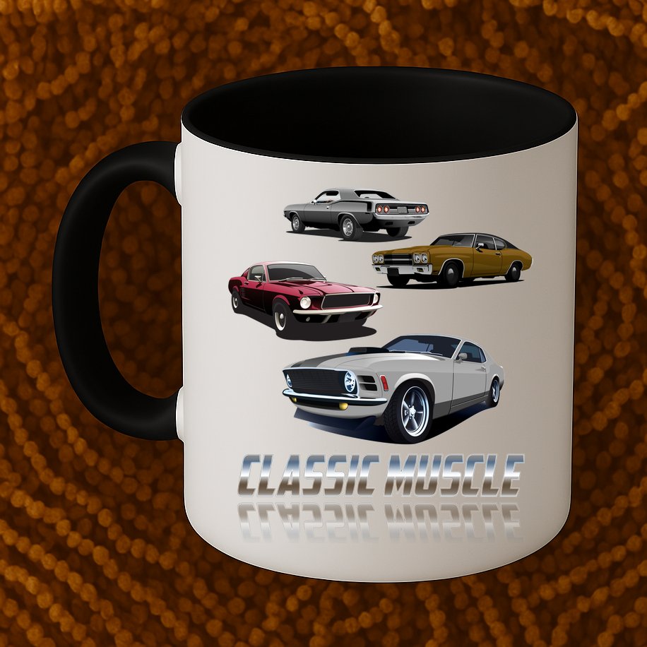 Classic Muscle Classic Sports Cars Mug