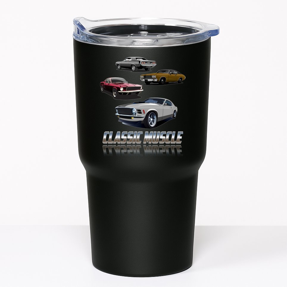 Classic Muscle Classic Sports Cars Tumbler