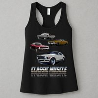 Classic Muscle Classic Sports Cars Womens Tank Top