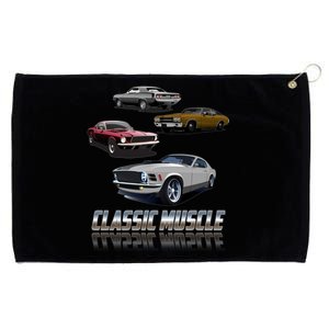 Classic Muscle Classic Sports Cars Grommeted Golf Towel