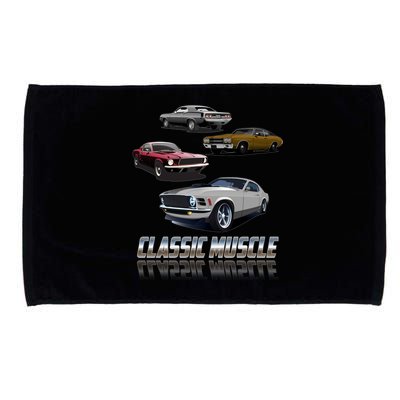 Classic Muscle Classic Sports Cars Microfiber Hand Towel