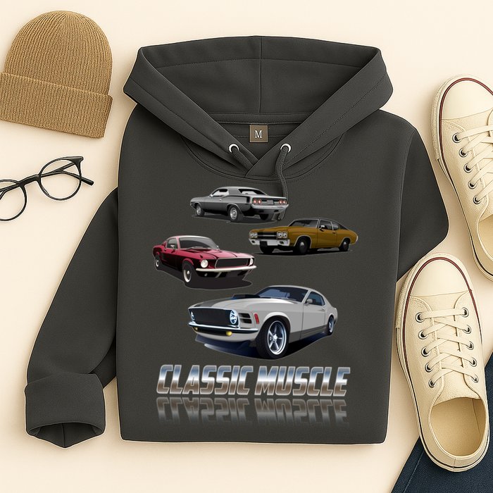 Classic Muscle Classic Sports Cars Hoodie